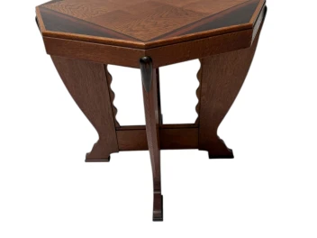 Art Deco Amsterdamse School Coffee Table in Oak, 1920s