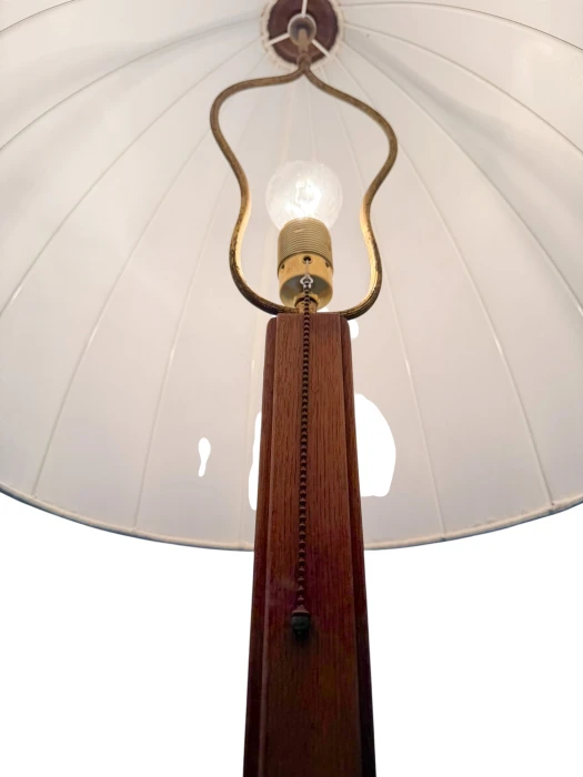 Art Deco Floor Lamp by P.E.L. Izeren, Solid Oak & Macassar, 1920s