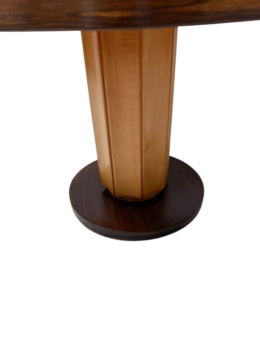Art Deco Side Table in Macassar and Birch by Gebroeders Reens Amsterdam, 1930s