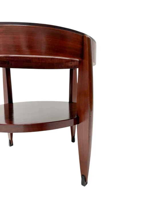 1920s Art Deco Side Table by J.J. Zijfers, Walnut & Macassar Ebony