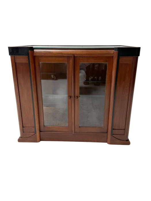 Art Deco Amsterdamse School Cabinet by Paul Bromberg, Walnut, 1920s