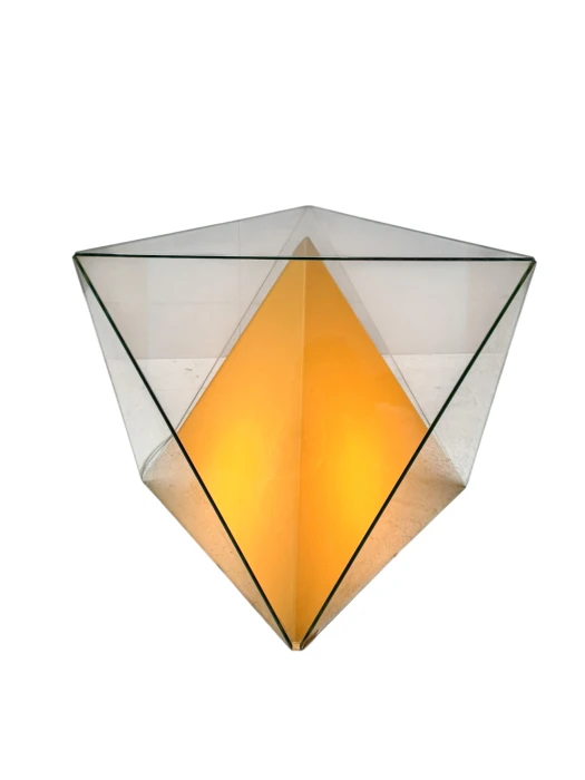 Post-Modern Octaëder Floor Lamp or Light Object by Marcel Simons, 1993