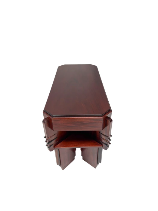 Art Deco Amsterdamse School Coffee Table by C.H. Eckhart, 1920s
