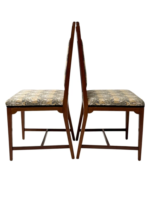 Arts & Crafts Side Chairs by Onder den Sint Maarten, Walnut, 1900s