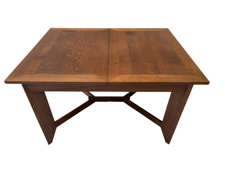 Art Deco Extending Dining Table by Hendrik Wouda, Dutch Design, 1924