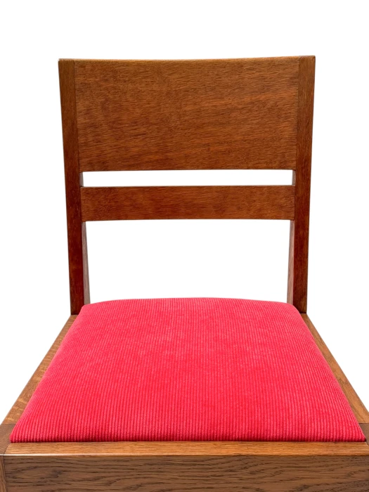 Hendrik Wouda Art Deco Dining Room Chairs Set, Oak, 1924