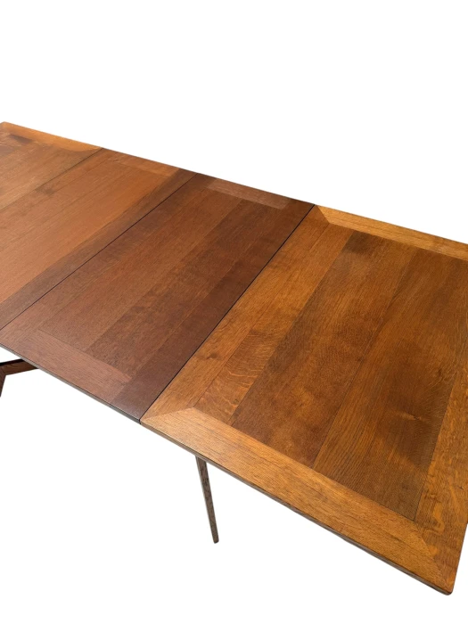 Art Deco Extending Dining Table by Hendrik Wouda, Dutch Design, 1924