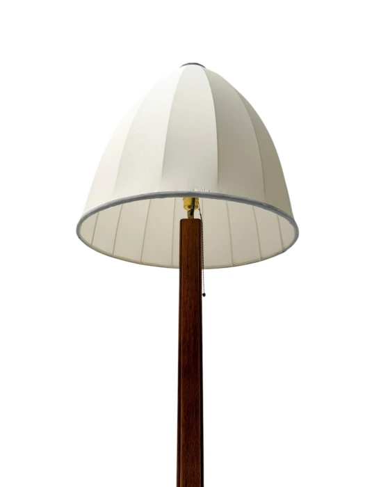 Art Deco Floor Lamp by P.E.L. Izeren, Solid Oak & Macassar, 1920s