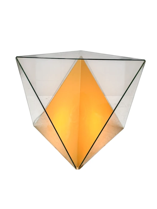 Post-Modern Octaëder Floor Lamp or Light Object by Marcel Simons, 1993