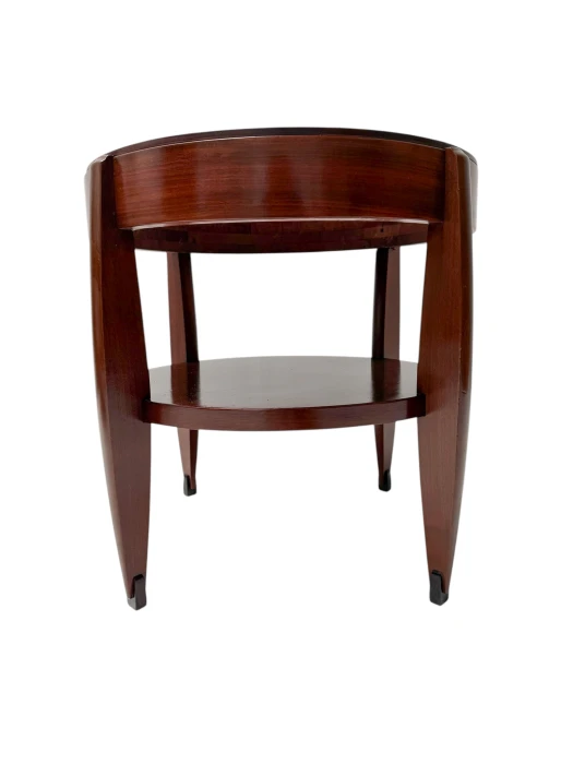 1920s Art Deco Side Table by J.J. Zijfers, Walnut & Macassar Ebony