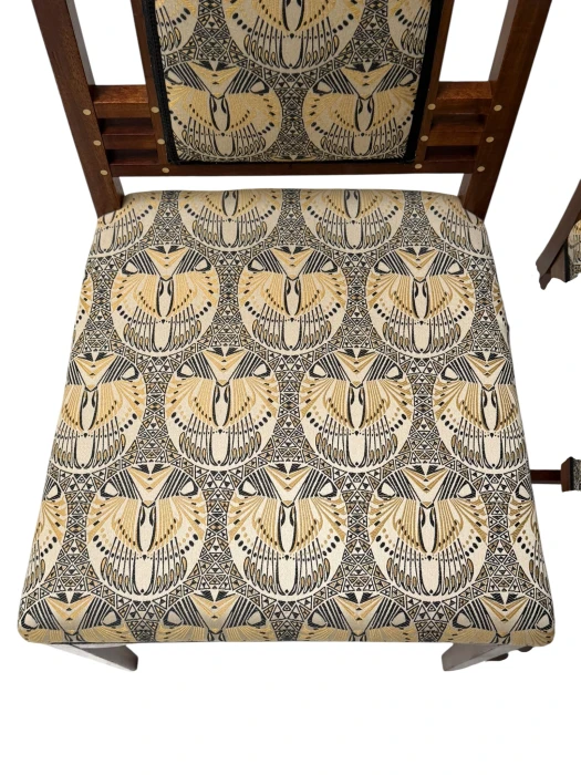 Arts & Crafts Side Chairs by Onder den Sint Maarten, Walnut, 1900s