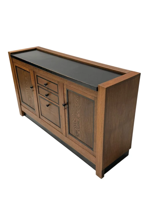 Art Deco Credenza by J.A. Muntendam, Solid Oak, Dutch Design, 1920s