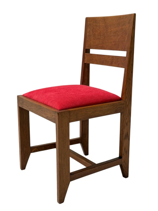 Hendrik Wouda Art Deco Dining Room Chairs Set, Oak, 1924