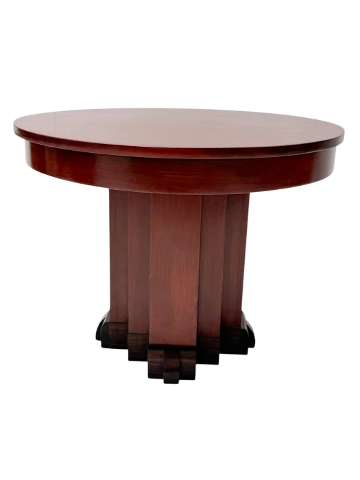 1920s Art Deco Coffee Table in Solid Walnut & Macassar Ebony