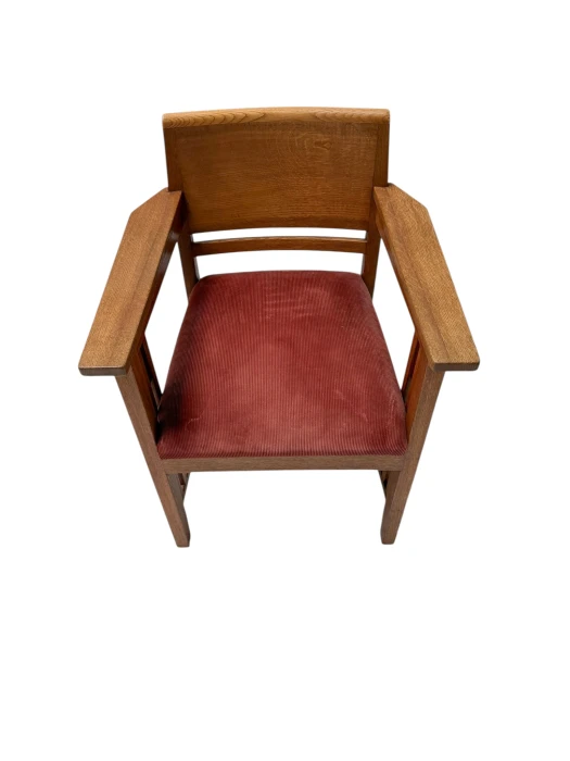 Art Deco Armchair by Anton Lucas, Oak & Macassar, Dutch Design, 1920s
