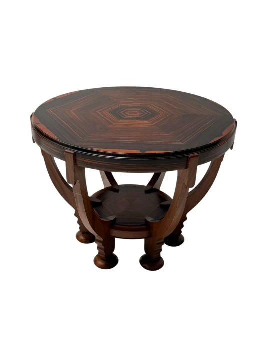 1920s Art Deco Coffee Table by Max Coini in Macassar Ebony.