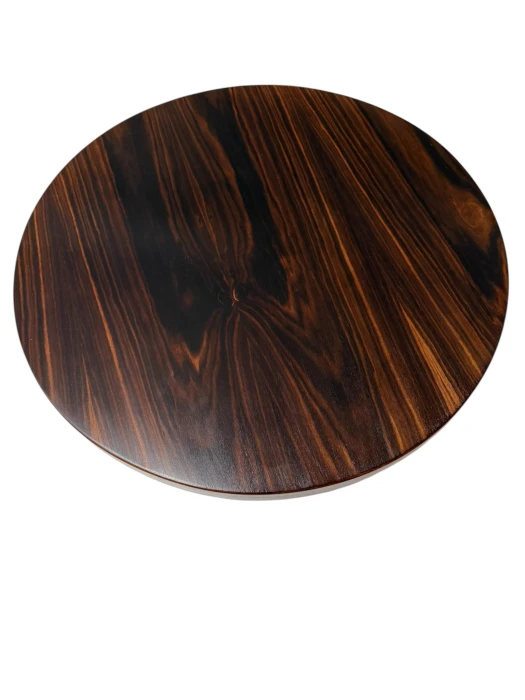Art Deco Side Table in Macassar and Birch by Gebroeders Reens Amsterdam, 1930s