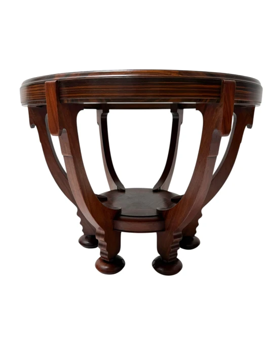1920s Art Deco Coffee Table by Max Coini in Macassar Ebony 2.
