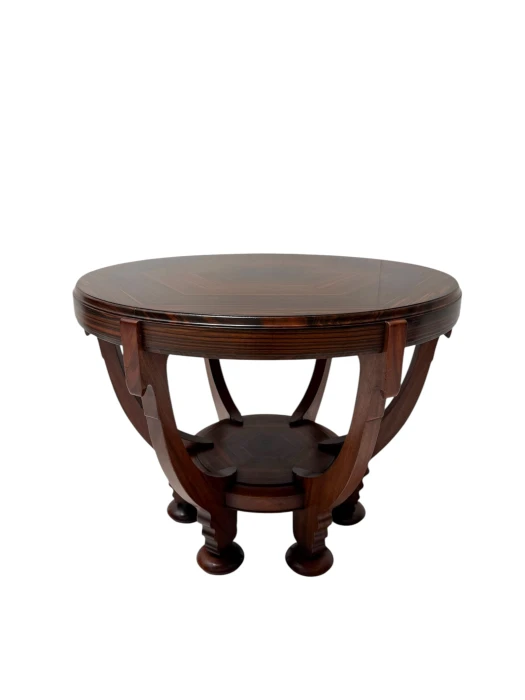 1920s Art Deco Coffee Table by Max Coini in Macassar Ebony 2.