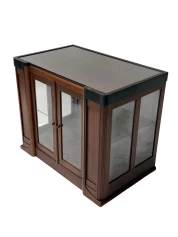 Art Deco Amsterdamse School Cabinet by Paul Bromberg, Walnut, 1920s