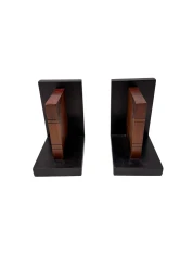Pair of Art Deco Batik Bookends by Hans Steinpatz, Dutch Design, 1920s