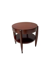 1920s Art Deco Side Table by J.J. Zijfers, Walnut & Macassar Ebony