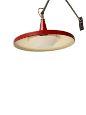 Mid-Century Modern Panama Wall Light by Wim Rietveld, 1950s Design