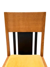 Art Deco High Back Dining Room Chair by Cor Alons, Mustard Corduroy, 1927