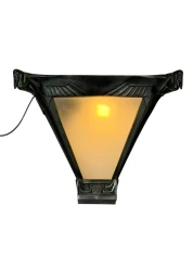 Art Deco Nickel-Plated Bronze Wall Light or Sconce by Max Le Verrier, 1920s