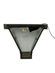 Art Deco Nickel-Plated Bronze Wall Light or Sconce by Max Le Verrier, 1920s