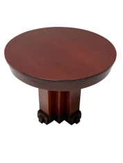 1920s Art Deco Coffee Table in Solid Walnut & Macassar Ebony
