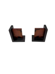 Pair of Art Deco Batik Bookends by Hans Steinpatz, Dutch Design, 1920s