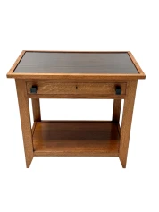Art Deco Serving Table by Hendrik Wouda, 1924, Solid Oak & Ebony