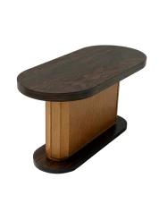 Art Deco Coffee Table in Macassar and Birch by Gebroeders Reens Amsterdam, 1930s