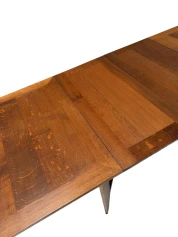 Art Deco Extending Dining Table by Hendrik Wouda, Dutch Design, 1924