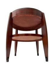 1920s Art Deco Side Table by J.J. Zijfers, Walnut & Macassar Ebony