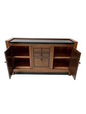 Art Deco Credenza by J.A. Muntendam, Solid Oak, Dutch Design, 1920s