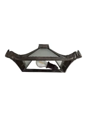 Art Deco Nickel-Plated Bronze Wall Light or Sconce by Max Le Verrier, 1920s