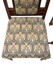 Arts & Crafts Side Chairs by Onder den Sint Maarten, Walnut, 1900s