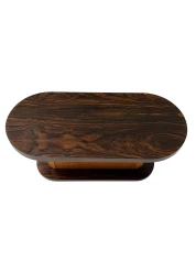 Art Deco Coffee Table in Macassar and Birch by Gebroeders Reens Amsterdam, 1930s
