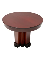 1920s Art Deco Coffee Table in Solid Walnut & Macassar Ebony