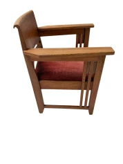 Art Deco Armchair by Anton Lucas, Oak & Macassar, Dutch Design, 1920s