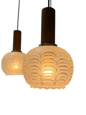 Mid-Century Modern Cascading Chandelier by Hillebrand Germany, 1960s