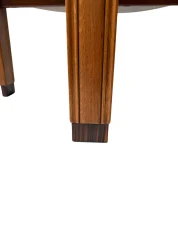 1920s Art Deco Coffee Table by Amsterdamse School, Oak & Ebony