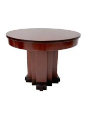 1920s Art Deco Coffee Table in Solid Walnut & Macassar Ebony