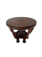 1920s Art Deco Coffee Table by Max Coini in Macassar Ebony 2.