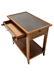 Art Deco Serving Table by Hendrik Wouda, 1924, Solid Oak & Ebony