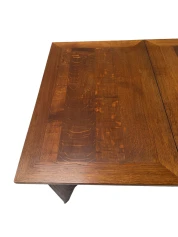 Art Deco Extending Dining Table by Hendrik Wouda, Dutch Design, 1924