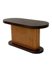 Art Deco Coffee Table in Macassar and Birch by Gebroeders Reens Amsterdam, 1930s