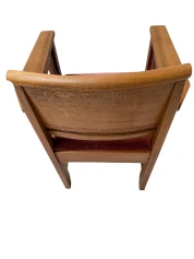 Art Deco Armchair by Anton Lucas, Oak & Macassar, Dutch Design, 1920s